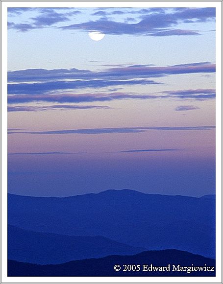 350174   Smoky Mountain Moonrise view 2